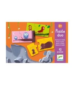 Djeco Duo-trio Puzzels Mom And Baby