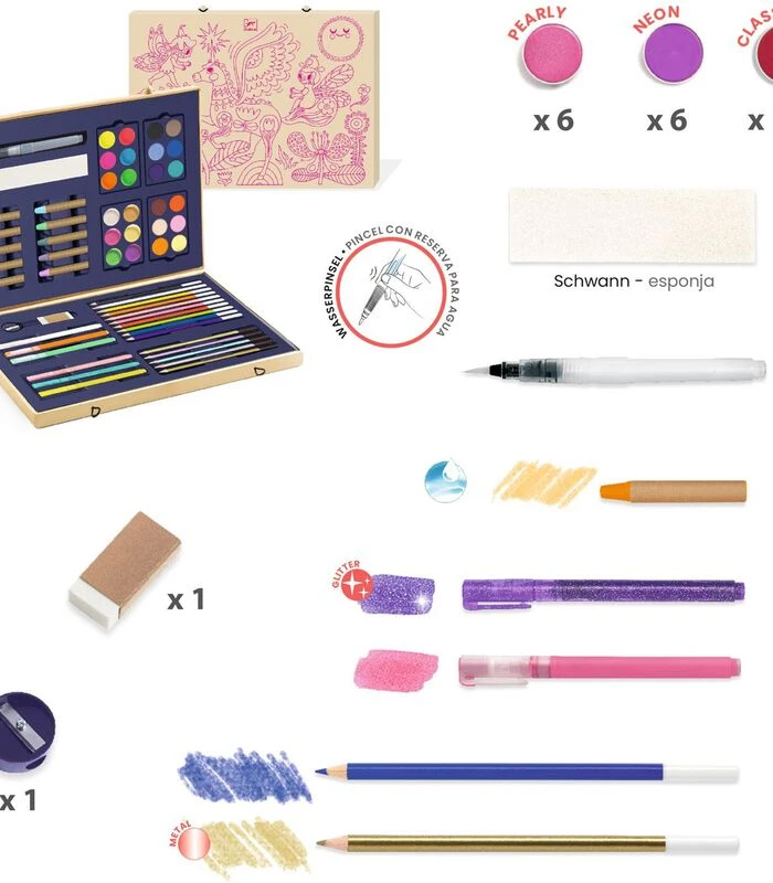 Djeco Kleuren Sparkling Box Of Colours 4 Djeco Kleuren Sparkling Box Of Colours - Afbeelding 4