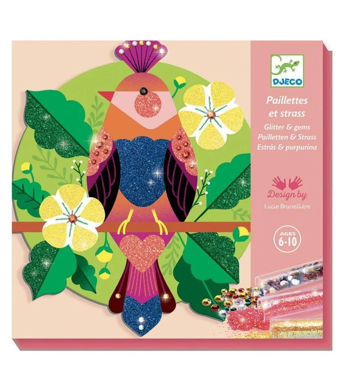 Djeco Schilderijen Glitters Paradisio 1 Djeco Schilderijen Glitters Paradisio