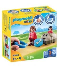 Playmobil 1.2.3 - Hondentrein 70406