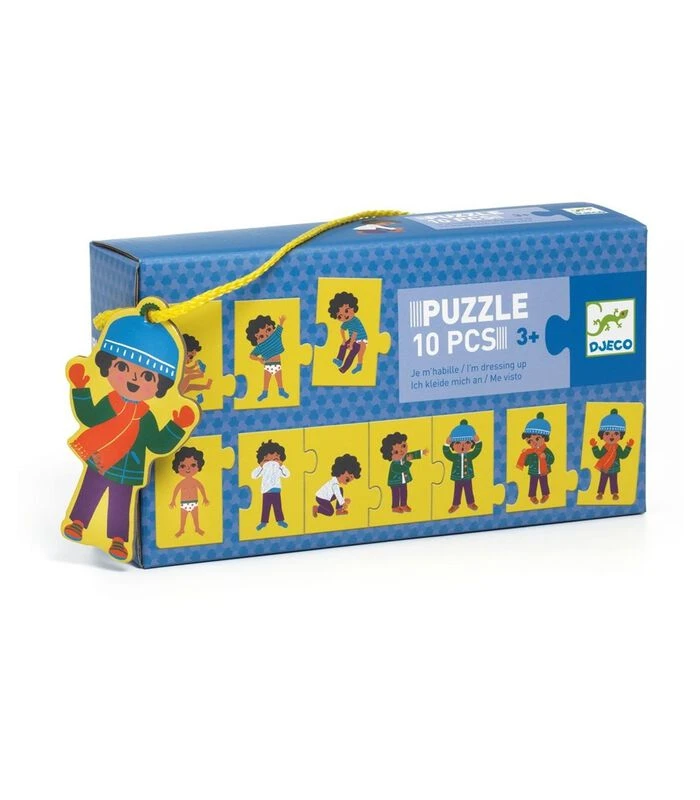 Djeco Duo-trio Puzzels Puzzle Frise I'm Dressing Up 1 Djeco Duo-trio Puzzels Puzzle Frise I'm Dressing Up