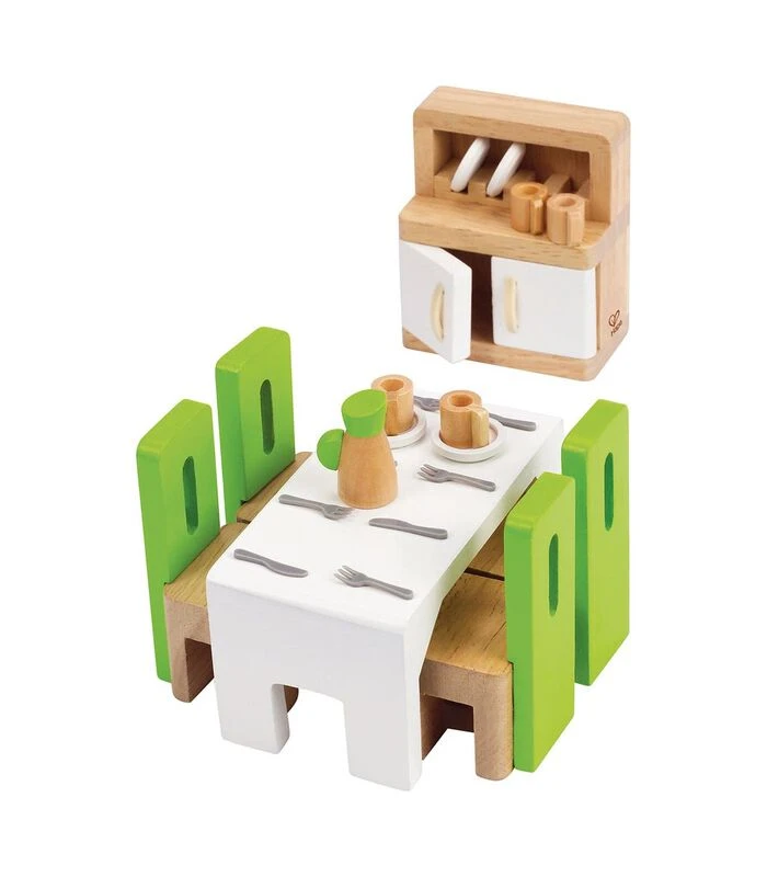 Hape Poppenhuis Eetkamer 1 Hape Poppenhuis Eetkamer