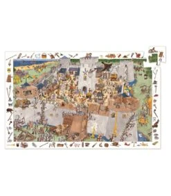 Djeco Observatiepuzzels Fortified Castle - 100 Stukjes