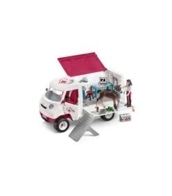 Schleich Horse Club Mobile Vet With Hannoverian Foal - 42439