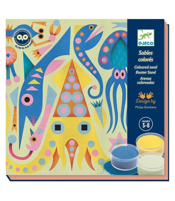 Djeco Schilderijen Zand Sea Lights 3 Djeco Schilderijen Zand Sea Lights - Afbeelding 3