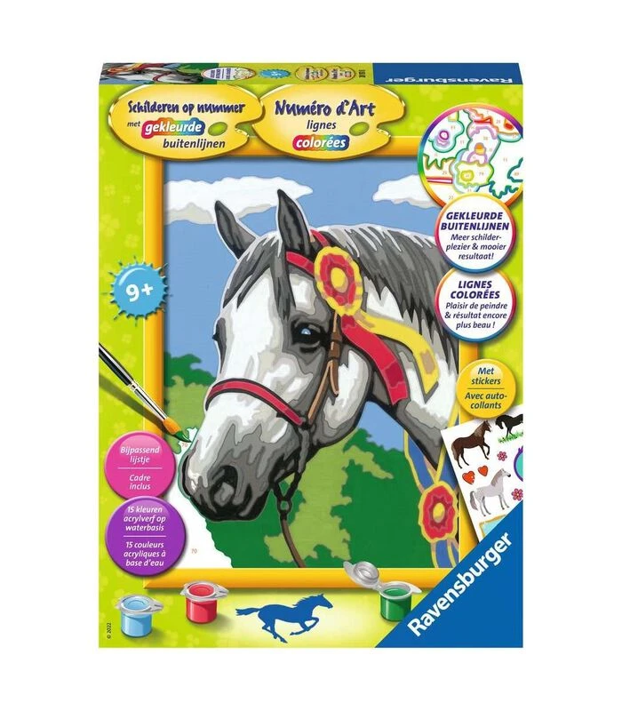 Ravensburger Schilderen Op Nummer Serie Classic Paarden Racepaard 1 Ravensburger Schilderen Op Nummer Serie Classic Paarden Racepaard