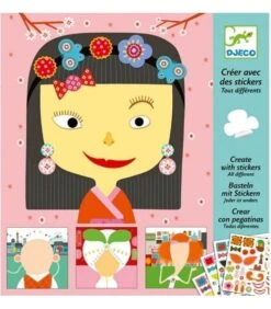 Djeco Knutselset Creëren Met Stickers - Allemaal Verschillend