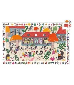 Djeco Observatie Puzzel Egel School (35 Stukjes)