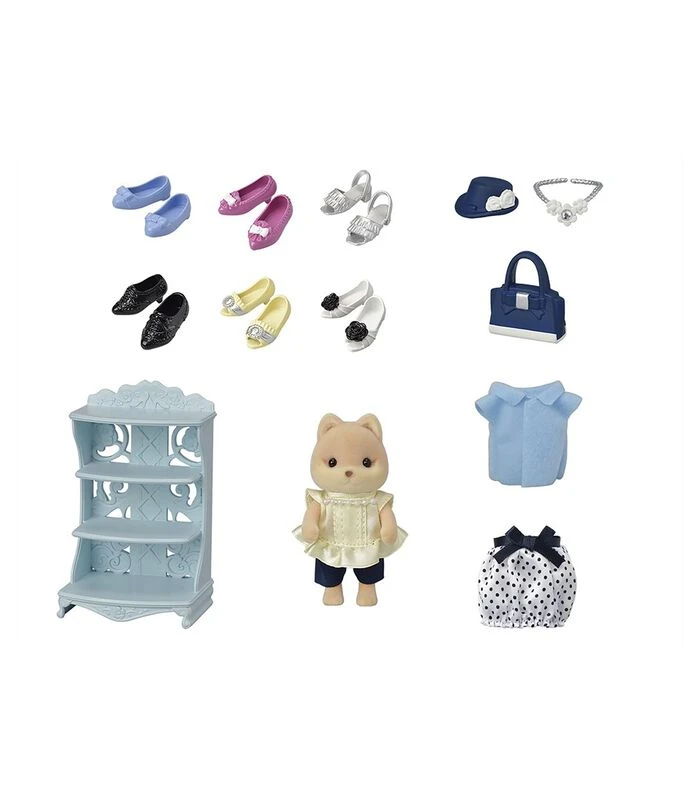 Sylvanian Families Fashion Playset- Karamelhond - 5541 1 Sylvanian Families Fashion Playset- Karamelhond - 5541