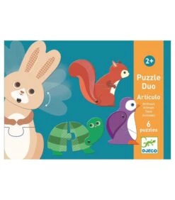 Djeco Duo-trio Puzzels Articulo Animals