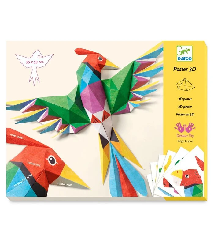 Djeco Creatief Papier Amazonie 3 Djeco Creatief Papier Amazonie - Afbeelding 3