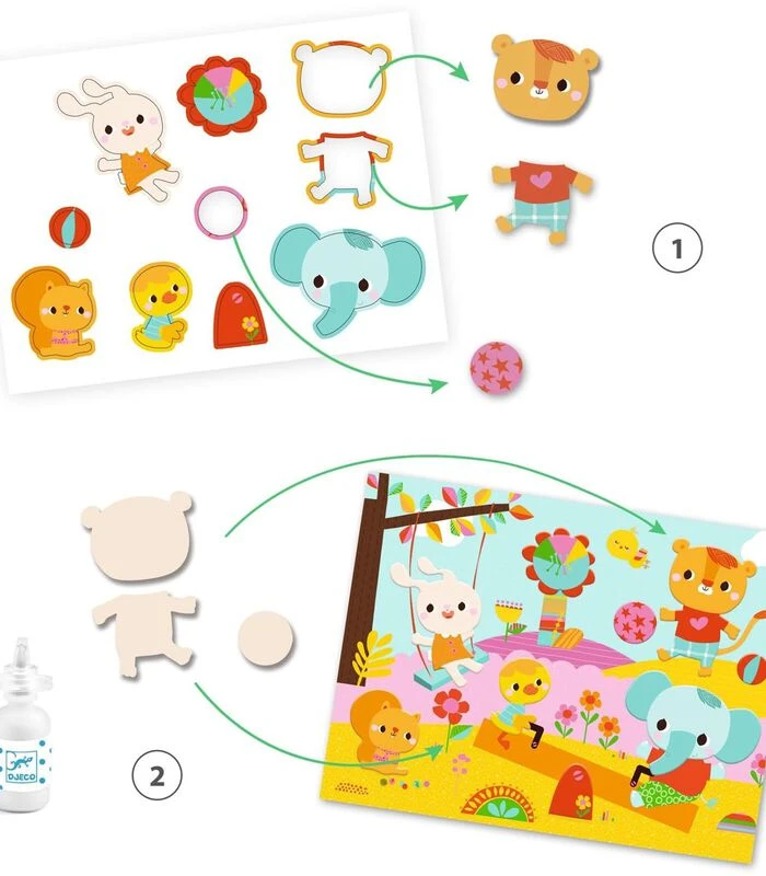 Djeco Plakken The Day 2 Djeco Plakken The Day - Afbeelding 2