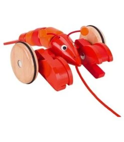 Goki Pull-along Animal Lobster - Trekdier Kreeft
