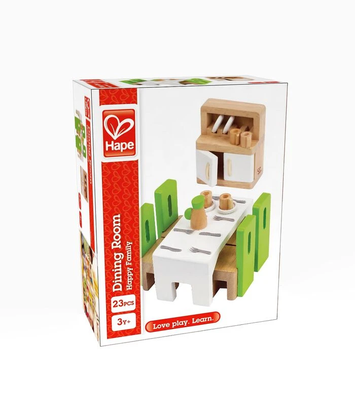 Hape Poppenhuis Eetkamer 2 Hape Poppenhuis Eetkamer - Afbeelding 2