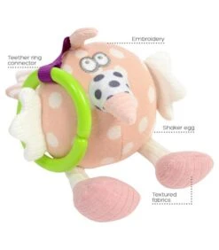 Primo Activiteitenhanger Papegaai Penelope - 19 Cm